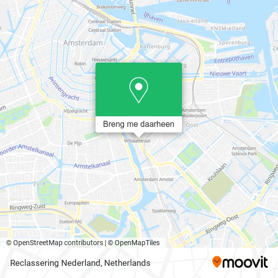 Reclassering Nederland kaart