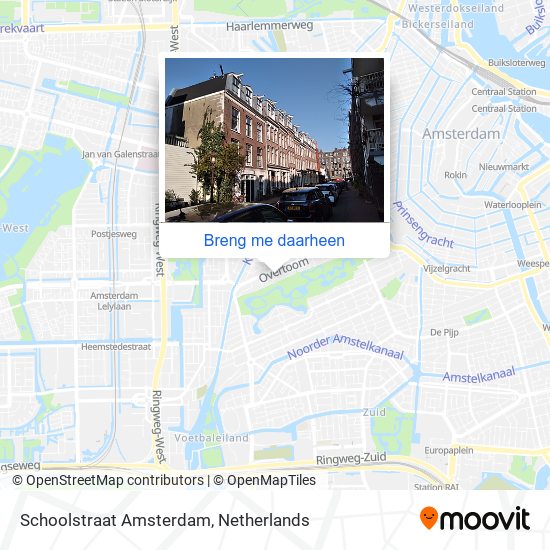 Schoolstraat Amsterdam kaart