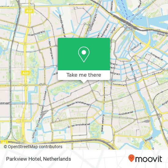 Parkview Hotel kaart