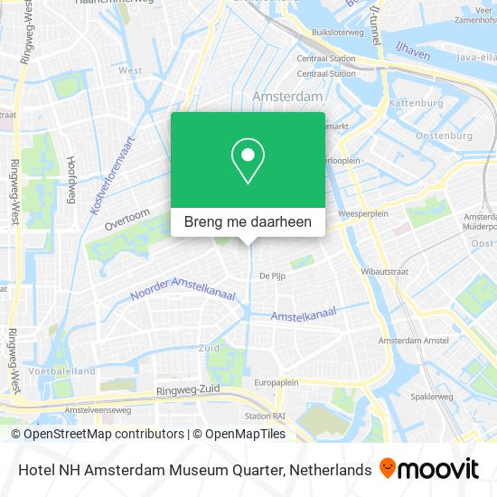 Hotel NH Amsterdam Museum Quarter kaart