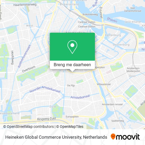 Heineken Global Commerce University kaart