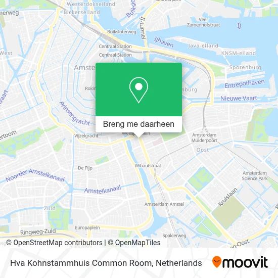 Hva Kohnstammhuis Common Room kaart