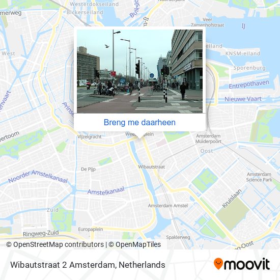 Wibautstraat 2 Amsterdam kaart