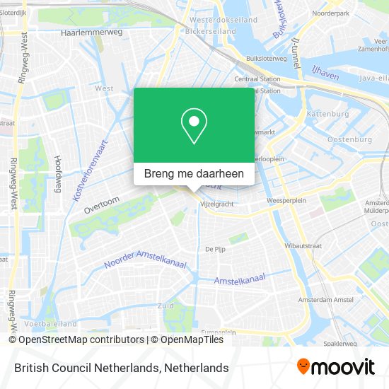 British Council Netherlands kaart