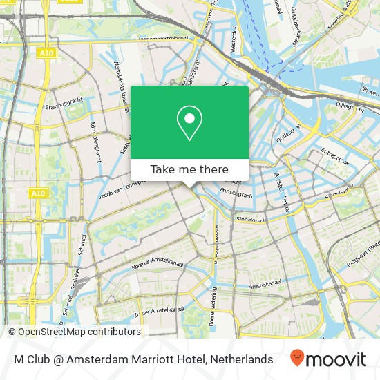 M Club @ Amsterdam Marriott Hotel kaart