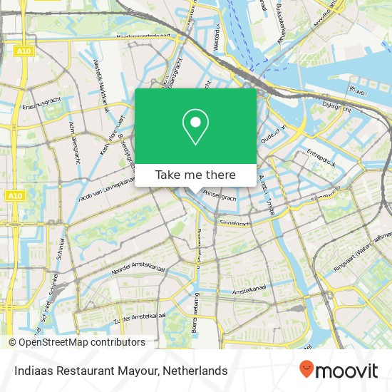 Indiaas Restaurant Mayour kaart