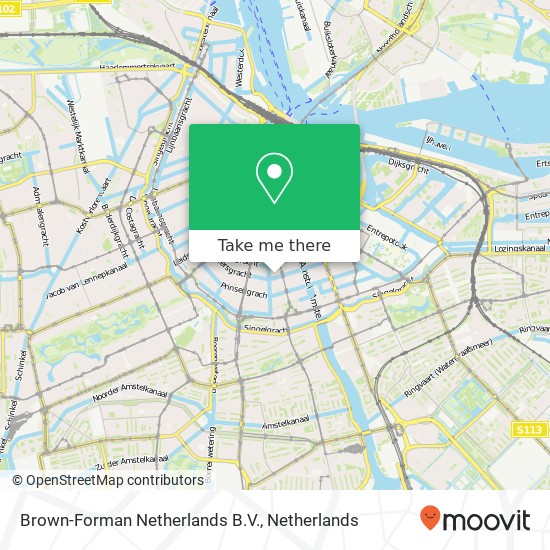 Brown-Forman Netherlands B.V. kaart