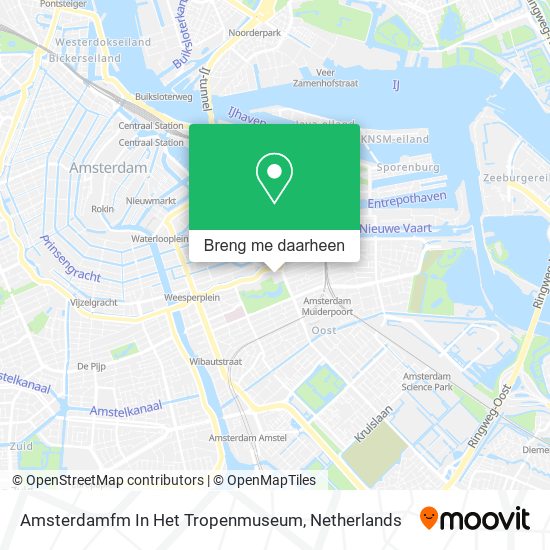 Amsterdamfm In Het Tropenmuseum kaart