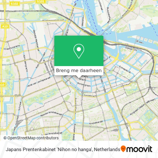 Japans Prentenkabinet 'Nihon no hanga' kaart