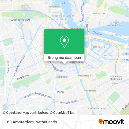 180 Amsterdam kaart