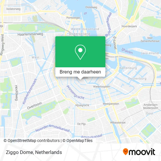 Ziggo Dome kaart