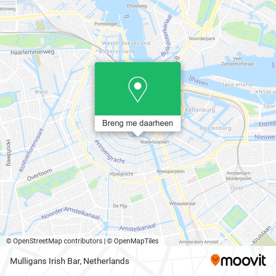Mulligans Irish Bar kaart