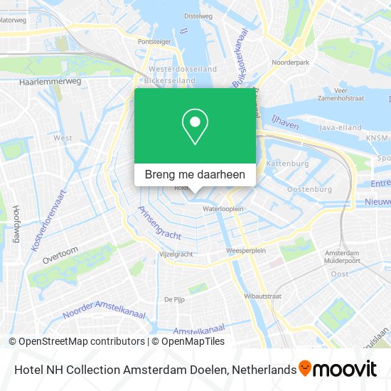 Hotel NH Collection Amsterdam Doelen kaart