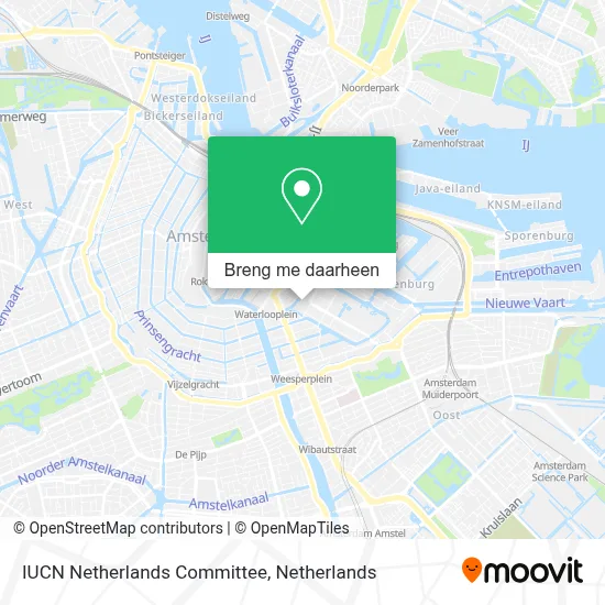 IUCN Netherlands Committee kaart