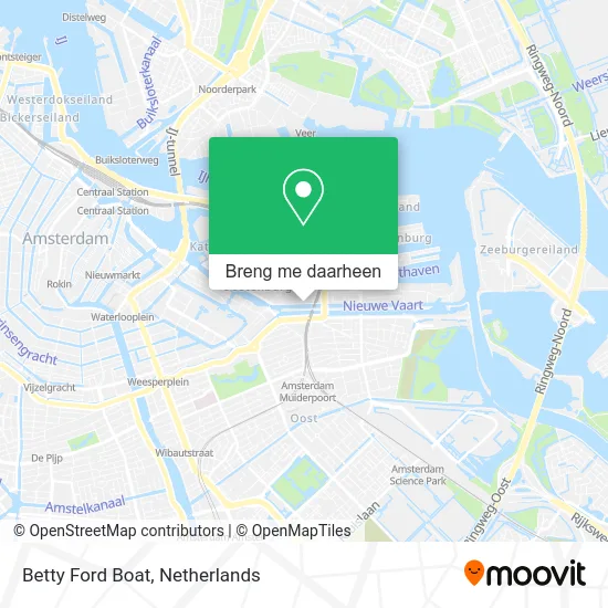 Betty Ford Boat kaart