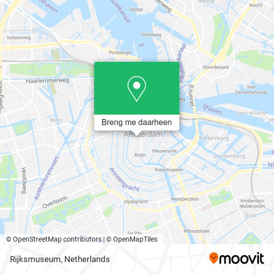 Rijksmuseum kaart