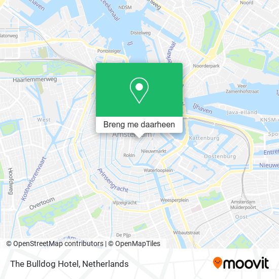 The Bulldog Hotel kaart