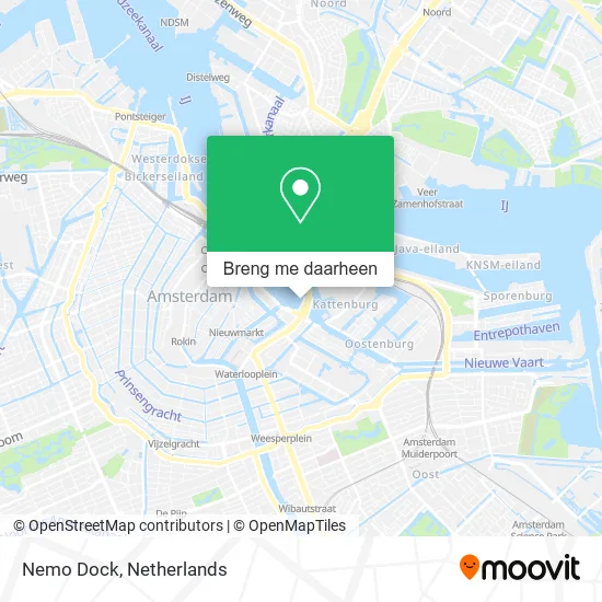 Nemo Dock kaart