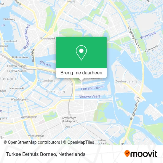 Turkse Eethuis Borneo kaart