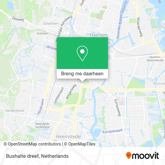 Bushalte dreef kaart