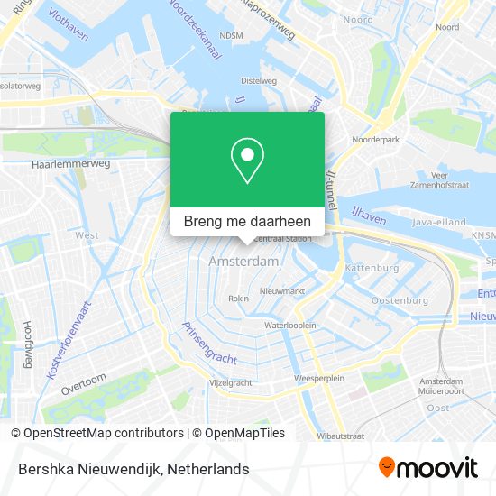 Bershka Nieuwendijk kaart