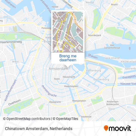 Chinatown Amsterdam kaart