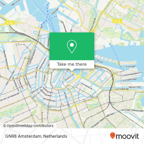 GNR8 Amsterdam kaart