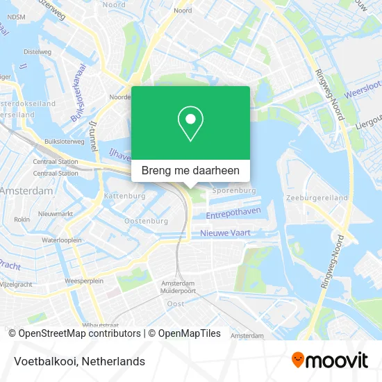 Voetbalkooi kaart