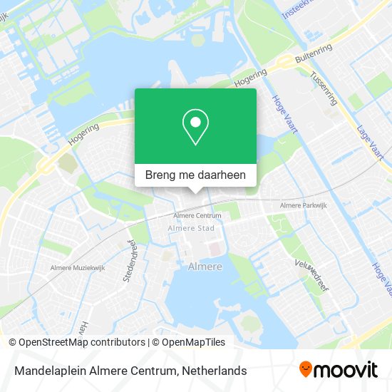 Mandelaplein Almere Centrum kaart