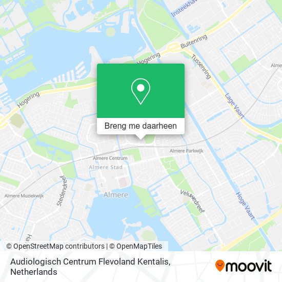 Audiologisch Centrum Flevoland Kentalis kaart