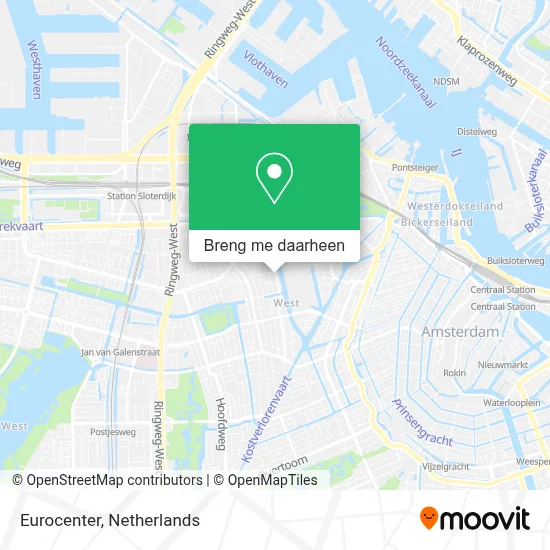 Eurocenter kaart