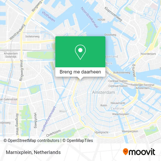 Marnixplein kaart