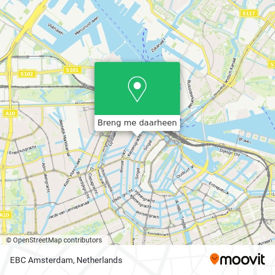 EBC Amsterdam kaart