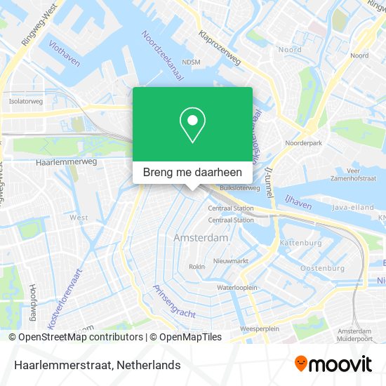 Haarlemmerstraat kaart