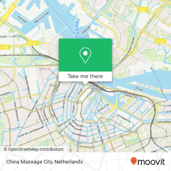 China Massage City kaart