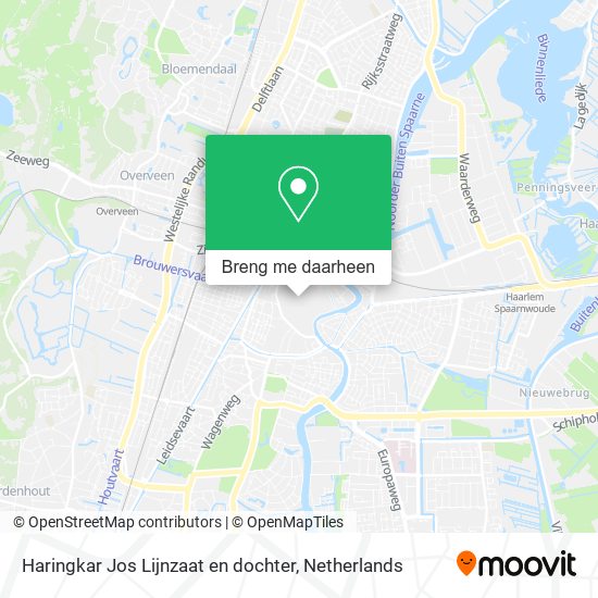 Haringkar Jos Lijnzaat en dochter kaart