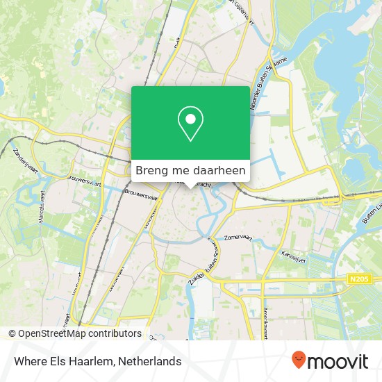 Where Els Haarlem kaart