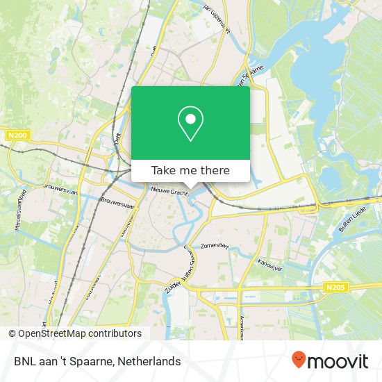 BNL aan 't Spaarne kaart