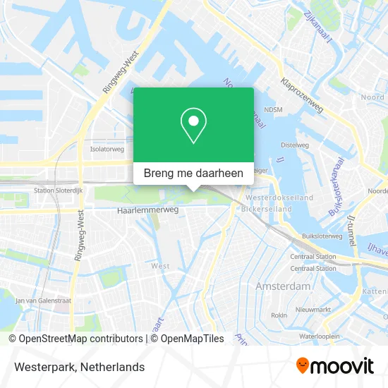 Westerpark kaart