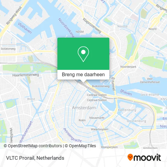 VLTC Prorail kaart