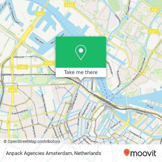 Anpack Agencies Amsterdam kaart