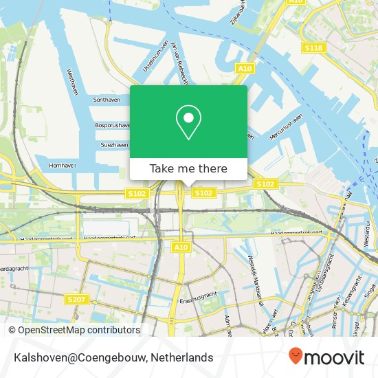 Kalshoven@Coengebouw kaart