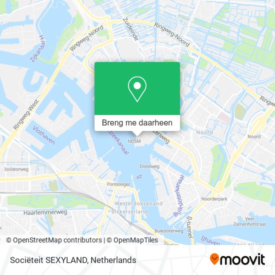 Sociëteit SEXYLAND kaart