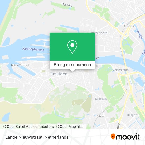 Lange Nieuwstraat kaart
