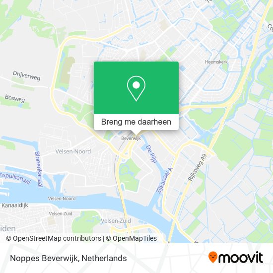 Noppes Beverwijk kaart