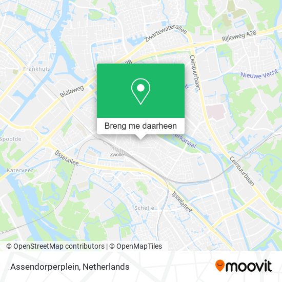 Assendorperplein kaart