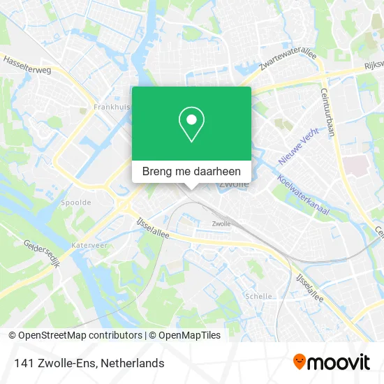 141 Zwolle-Ens kaart