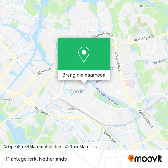Plantagekerk kaart