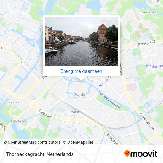 Thorbeckegracht kaart