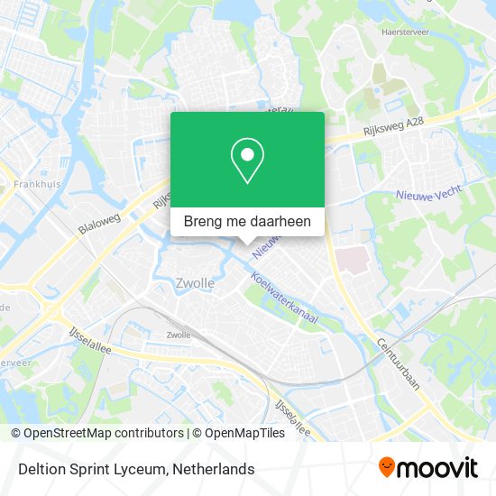 Deltion Sprint Lyceum kaart